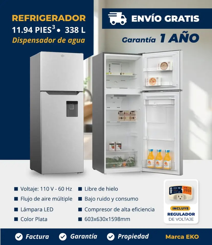 Refrigerador 11.94 Pies³ / 338l